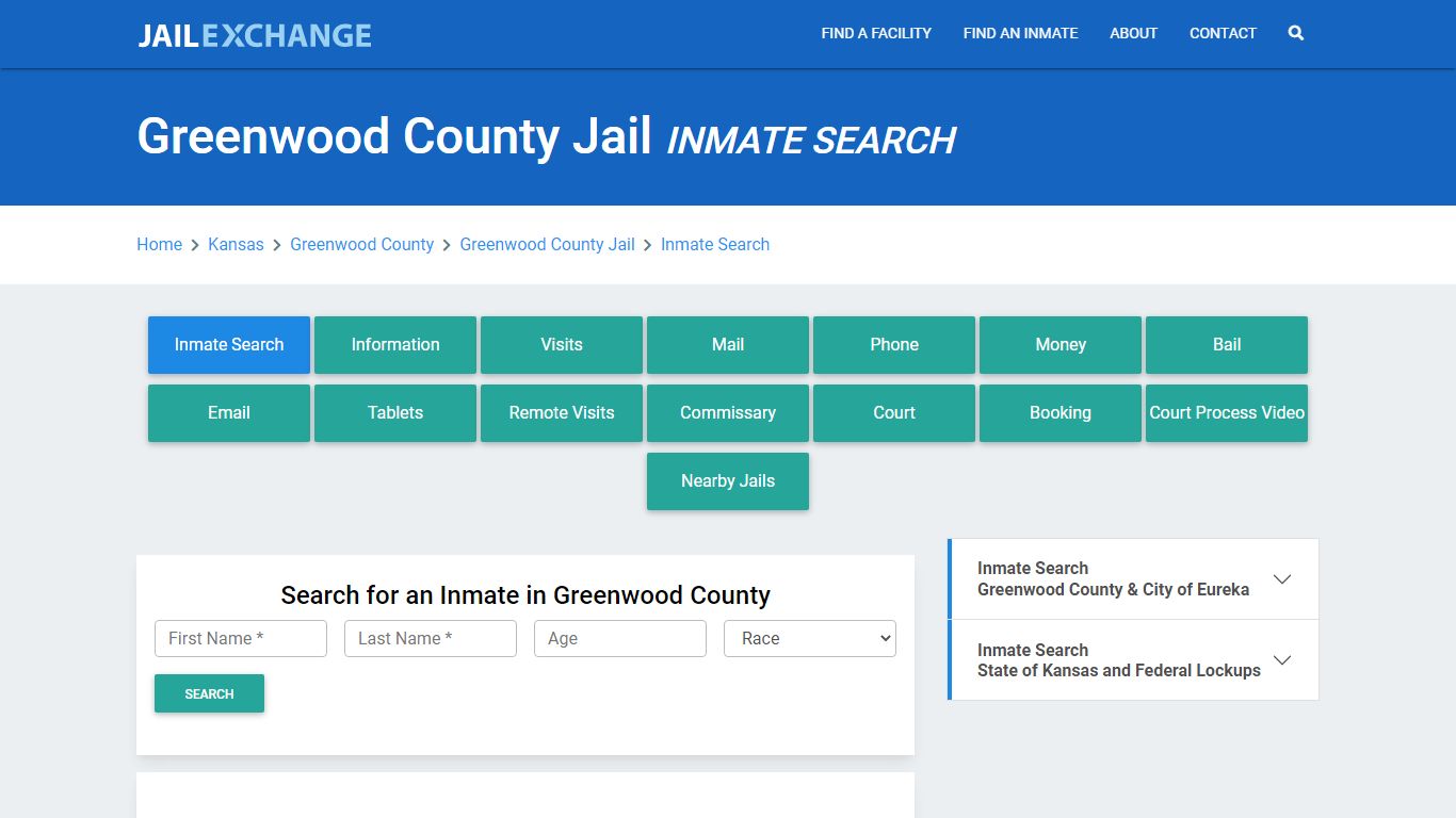 Greenwood County Jail, KS Inmate Search: Roster & Mugshots